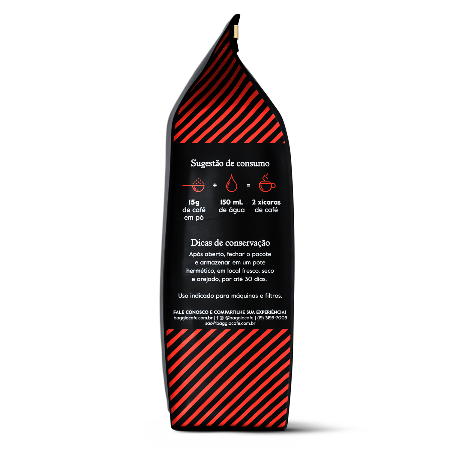 Baggio Café Bourbon 250g Moído